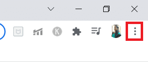 klikk på ikonet med tre prikker øverst i høyre hjørne | RESULT_CODE_HUNG