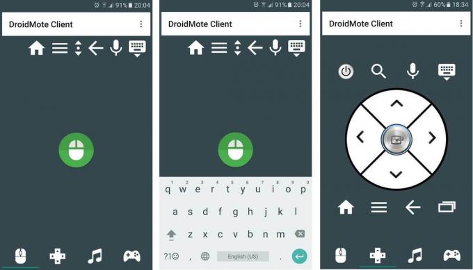 Droid Mote | Bästa Android-appar för att styra PC från din smartphone