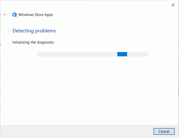 Εκτελέστε την Αντιμετώπιση προβλημάτων εφαρμογών Windows Store