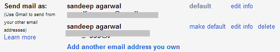 Välj Standard på Gmail1