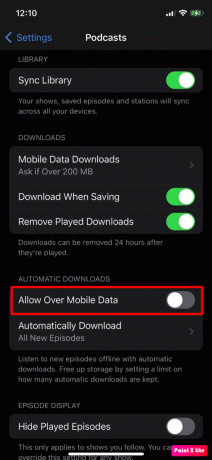 dezactivați permisiunea asupra datelor mobile | Problemă cu încălzirea iPhone după actualizarea iOS 16