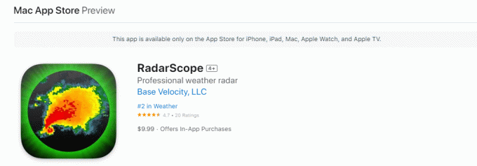 Radarscope. 22 de cele mai bune aplicații meteo pentru Apple Carplay 
