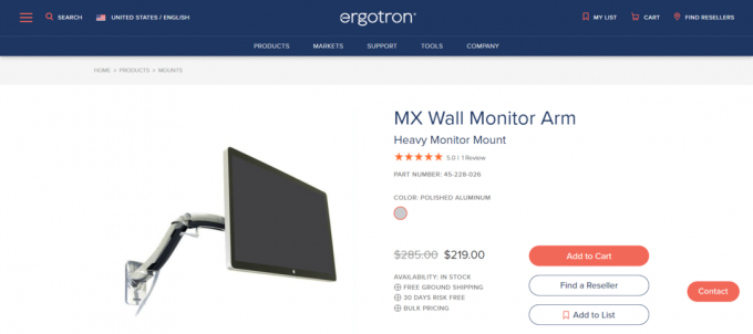 Monitor da parete MX