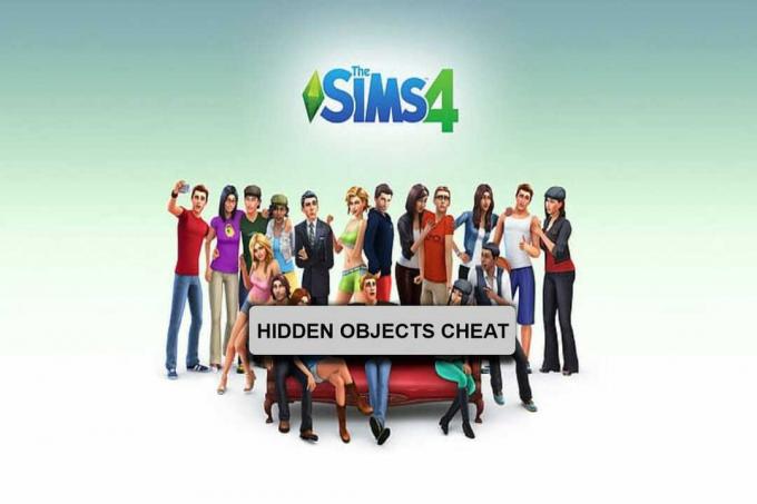 Sims 4 rodo paslėptus objektus, apgaudinėja