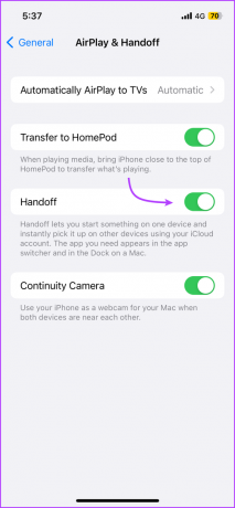 Uključite Handoff na iPhoneu