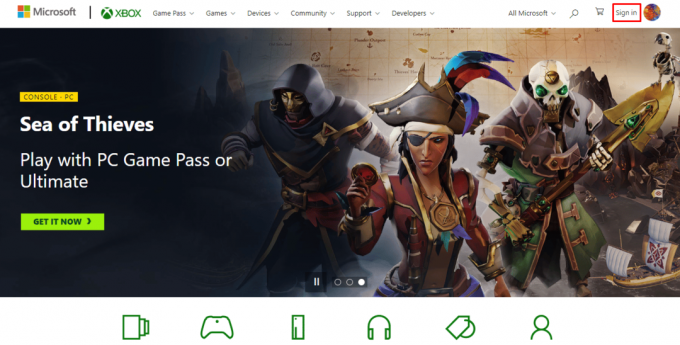 Kliknite na ikonu Prihlásiť sa v pravom hornom rohu | Ako môžete odstrániť svoj účet Xbox