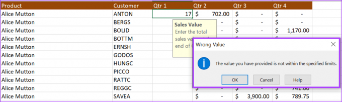 hur man använder datavalidering i Microsoft Excel 21