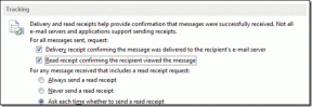 Wyłącz funkcję odpowiedzi wbudowanej w programie Outlook 2013, aktywuj potwierdzenia odczytu