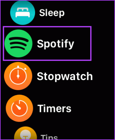 Åpne Spotify på Apple Watch