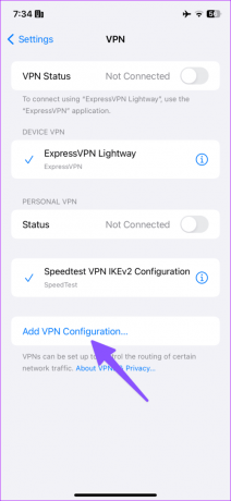 VPN funktioniert nicht auf iPhone oder iPad 14
