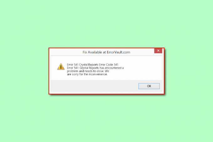 Ret fejlkode 541 i Windows 10