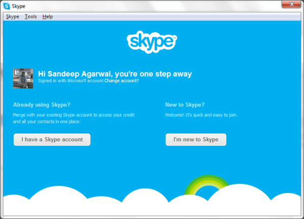 Już użytkownik Skype