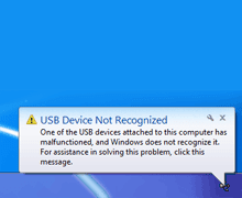 USB Gerät nicht erkannt