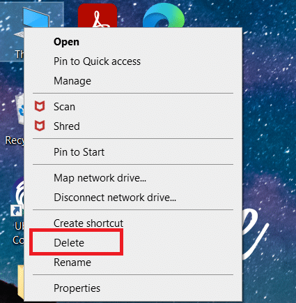 Localizați programul neutilizat. Faceți clic dreapta și faceți clic pe Ștergere. Cum se creează un desktop minimalist pe Windows 10