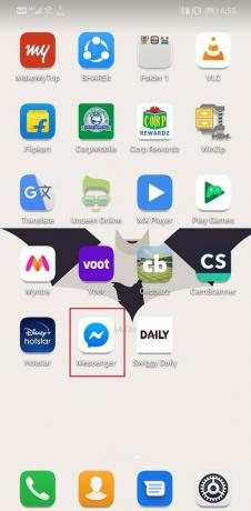 გახსენით Messenger აპი თქვენს მოწყობილობაზე