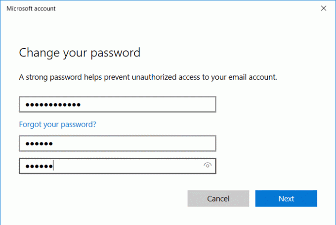 Tilin salasanan vaihtaminen Windows 10:ssä