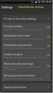 Android(또는 시크릿 모드)에서 개인정보 보호 브라우징
