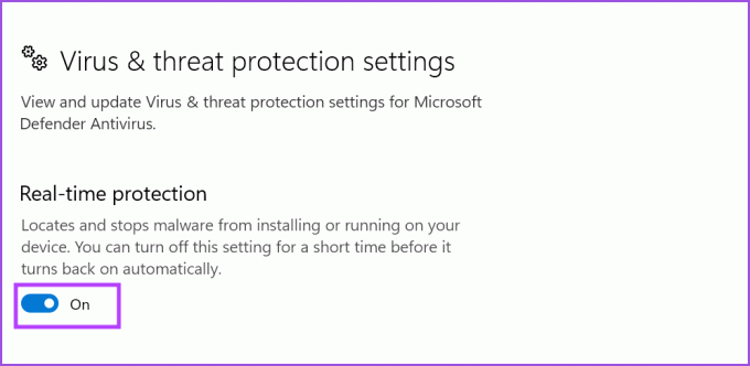 Privremeno onemogućite Windows Defender