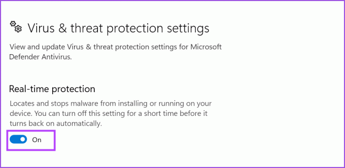 Desativar temporariamente o Windows Defender