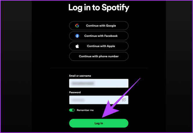 Zaloguj się do Spotify na komputerze