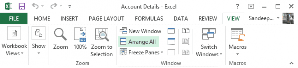 Excel Подреди всички E1364752116855