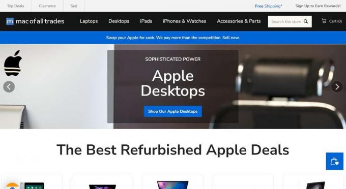 Mac af alle brancher | bedste renoverede hjemmesider