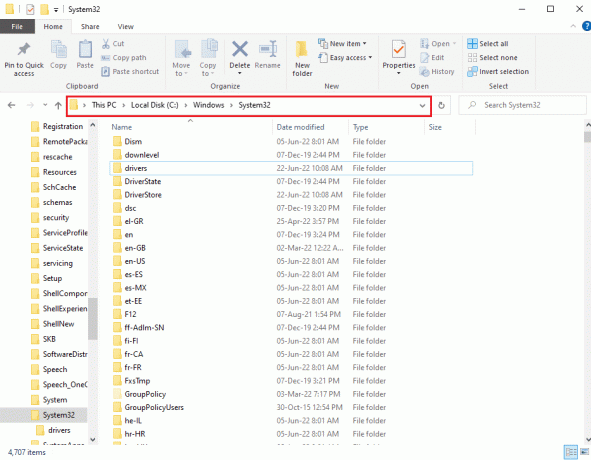 Öffnen Sie den Windows Explorer auf Ihrem PC und navigieren Sie zum Ordner System32 