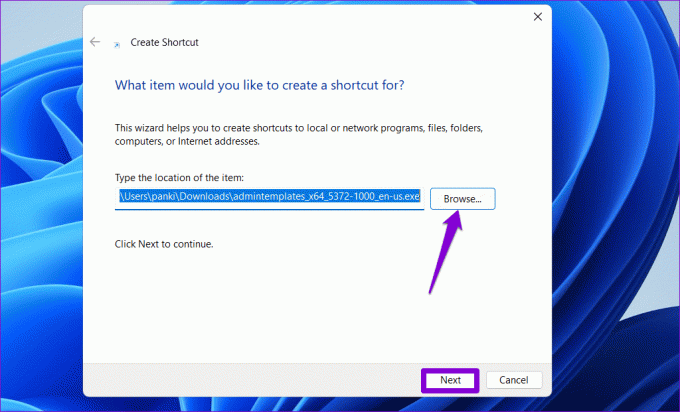 Sukurkite naują darbalaukio nuorodą sistemoje „Windows“.