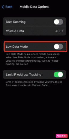 قم بإيقاف تشغيل وضع البيانات المنخفضة | كيفية إيقاف تشغيل وضع البيانات المنخفضة على iPhone