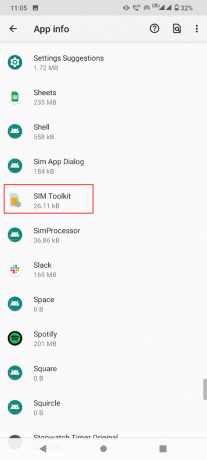Tippen Sie auf SIM-Toolkit. Beheben Sie, dass die SIM-Karte unter Android nicht funktioniert