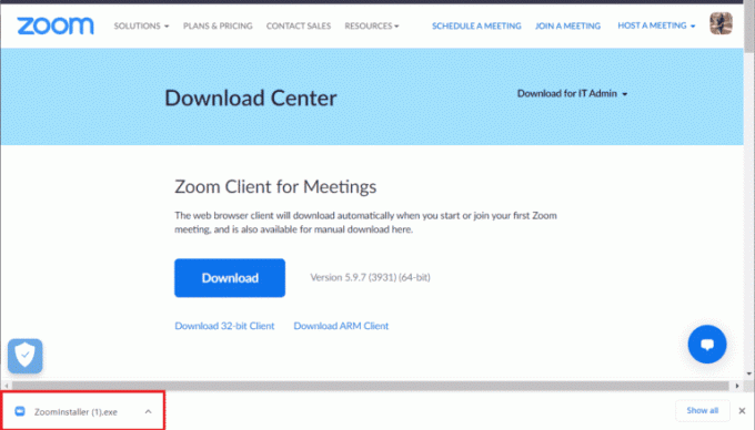 Lansați fișierul ZoomInstaller. Remediați codul de eroare Zoom 103033 pe Windows 10