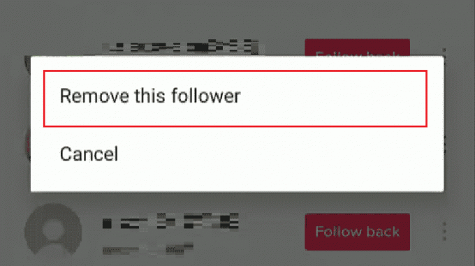 Toque em Remover este seguidor | maneira mais rápida de seguir pessoas no TikTok