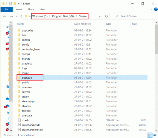 Programske datoteke C Steam Package Folder. Popravite, da Steam ne prenaša iger