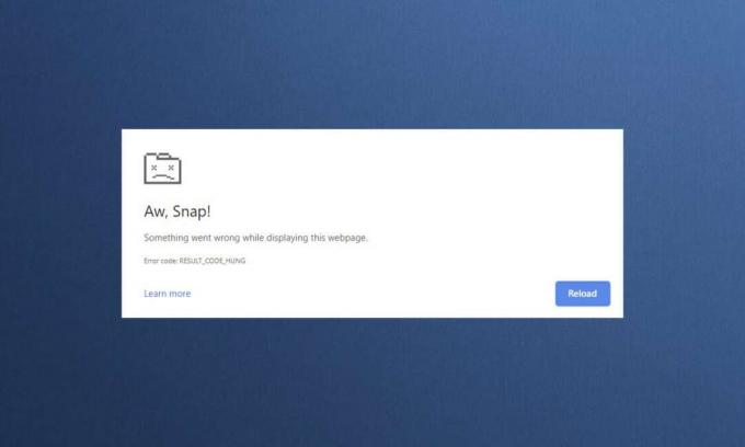 Pataisykite RESULT_CODE_HUNG „Chrome“ ir „Edge“.