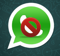 WhatsApp blockiert