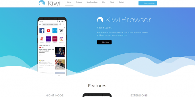 Kiwi Browser officiell
