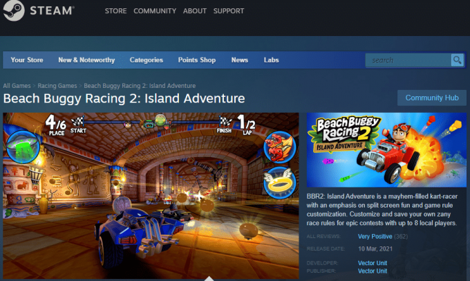 Beach Buggy Racing 2: Island Adventure | Spill som Mario Kart for PC