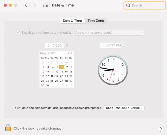 Fie setați manual data și ora, fie selectați automat o opțiune pentru setare dată și ora