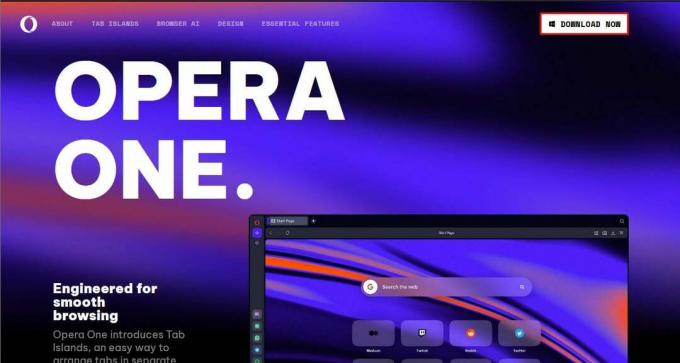 Opera One-Website