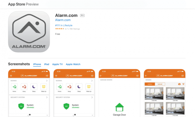 Alarm.com App Store | csatlakoztassa SQ11 mini kameráját a telefonhoz
