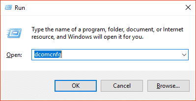 dcomcnfg 창 Windows 10에서 클래스가 등록되지 않음 오류 수정