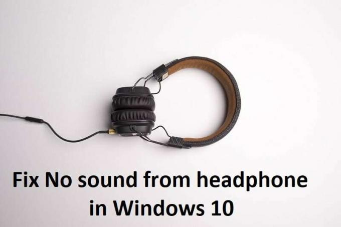 Remediați Niciun sunet de la căști în Windows 10
