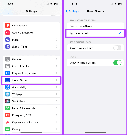 Ρύθμιση αρχικής οθόνης στο iPhone