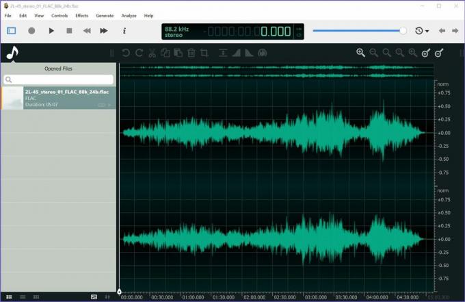 Ocenaudio Editor