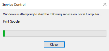 Așteptați până când ecranul este reîmprospătat după repornirea serviciului. Remediați serviciile de domeniu Active Directory nu sunt momentan disponibile în Windows 10