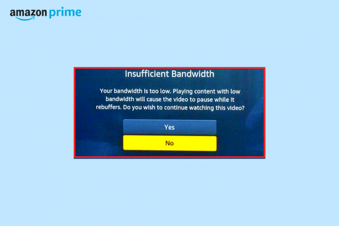 Solucione el error de ancho de banda insuficiente en Amazon Prime Video 