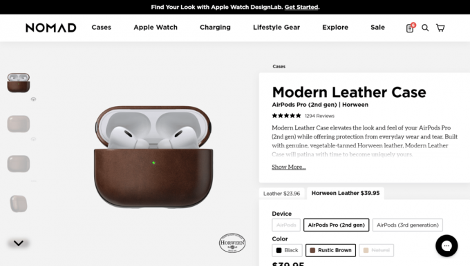 Nomad Modern lædertaske til AirPods Pro 2. generation. Top 18 bedste Apple AirPods Pro-tilbehør