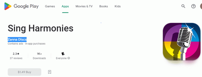 Sing Harmonies av Zanna Discs. 19 gratis karaoke-app för Android TV