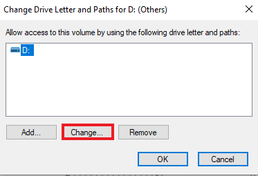 Odaberite promjenu. Popravite Provjeru diska nije bilo moguće izvršiti jer Windows ne može pristupiti disku