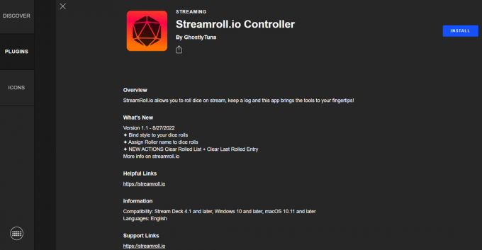 Streamroll.io-kontroller